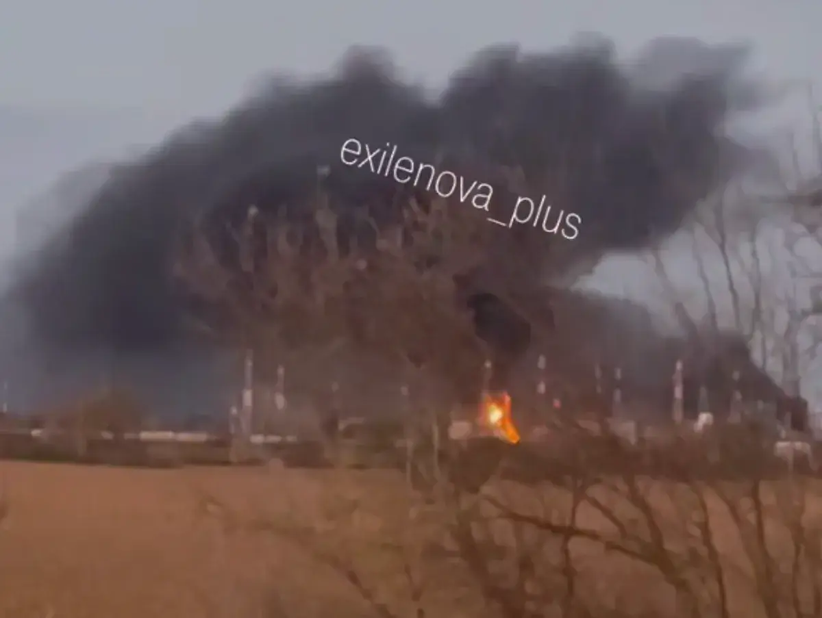 Fire reported at oil pumping station in Russia's Tambov Oblast after drone attack