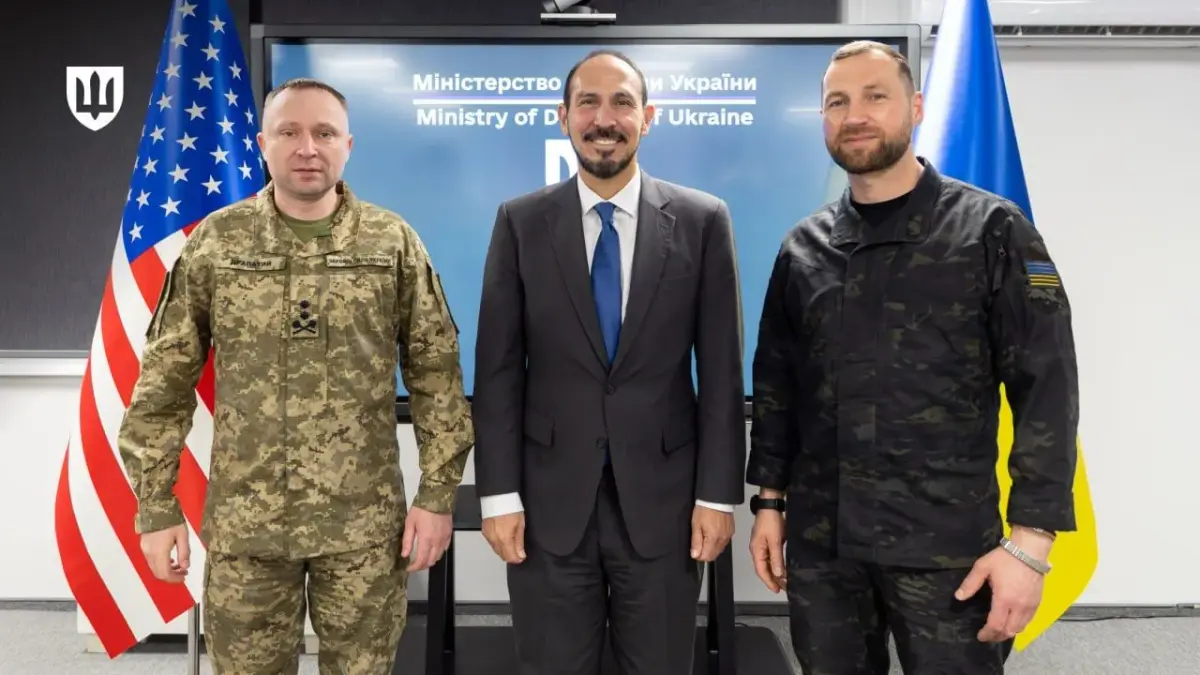 Khmara, Drapatyi meet Lockheed Martin delegation in Kyiv amid severe Patriot shortage