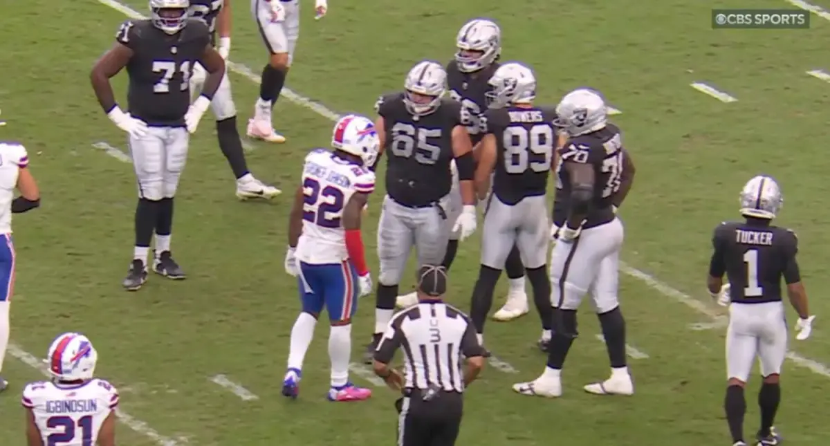 Bills safety C.J. Gardner-Johnson ejected for spitting during Bills-Raiders game
