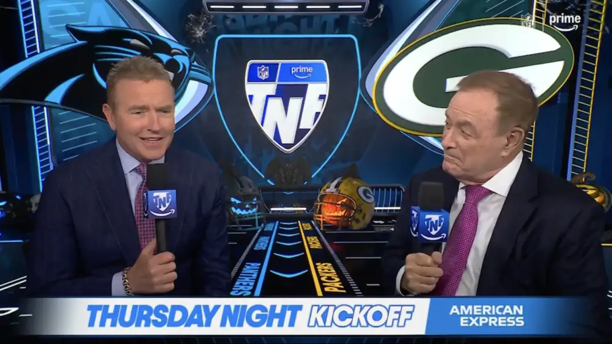 Al Michaels calls Kirk Herbstreit a 'clown' over analytics disagreement on air