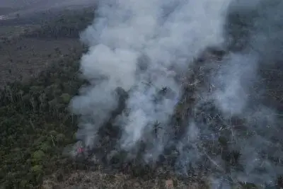 Amazon wildfires blanket northern Brazil in smoke, disrupt daily life