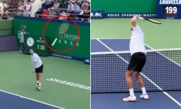 French tennis star throws racquet toward crowd at Shanghai Masters, avoids disqualification