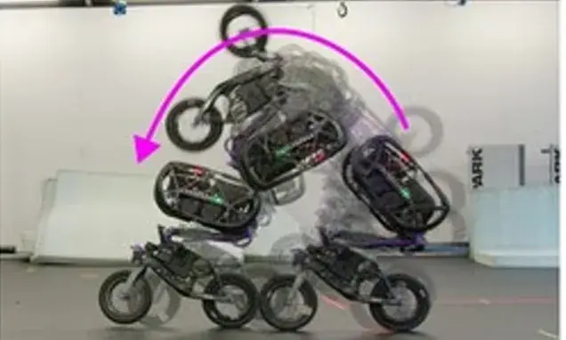 Researchers create AI-powered robot bicycle that performs wheelies, jumps and front flips