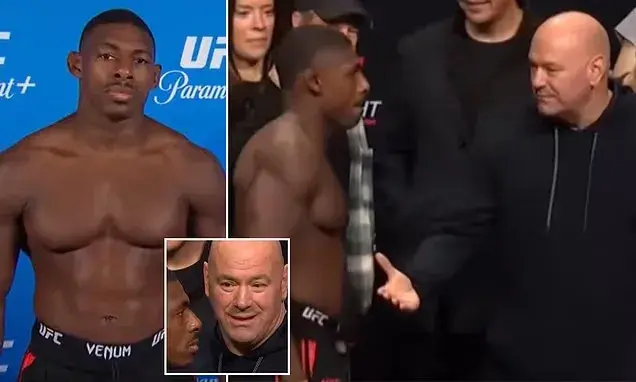 UFC star Joaquin Buckley goes viral for snubbing Dana White handshake before pre-fight interview