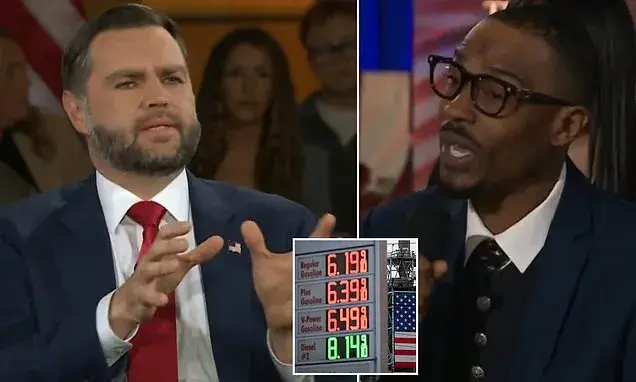 Vance blames Biden, Iran for gas prices after Trump voter confronts him at town hall
