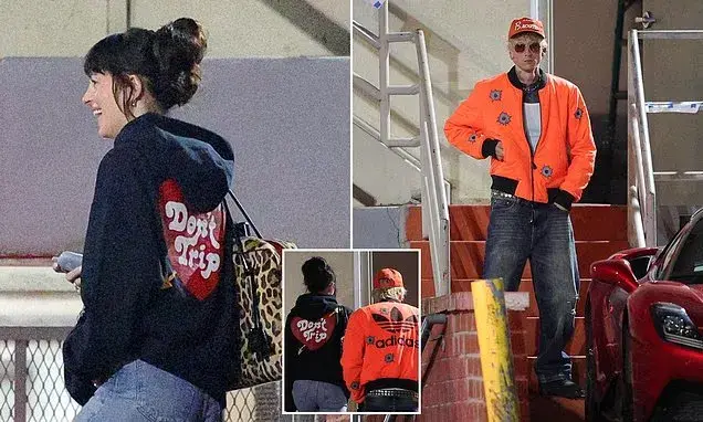 Dakota Johnson visits Machine Gun Kelly at LA studio as romance heats up