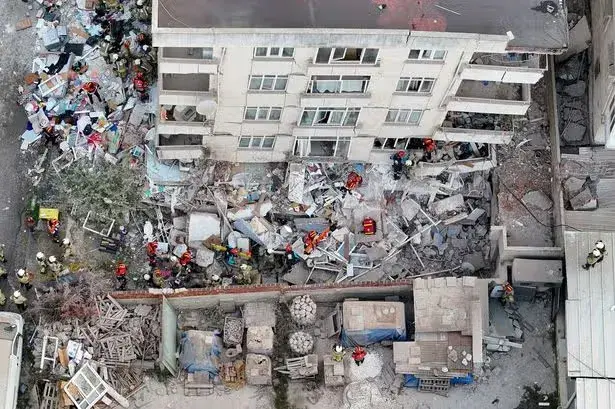 Istanbul tower block collapses, multiple people buried as rescue crews search for trapped residents