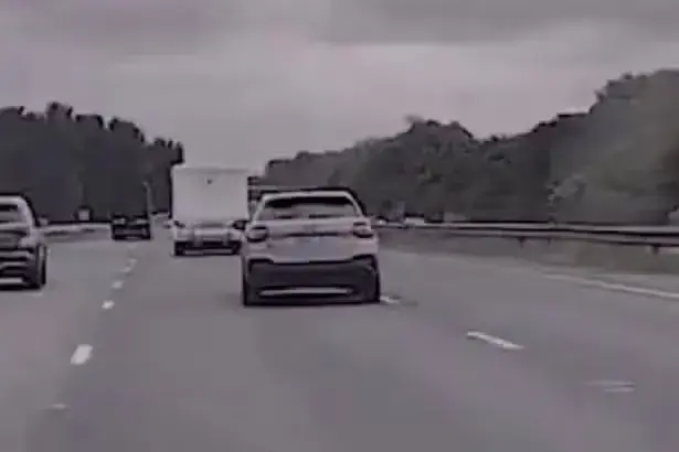 Driver weaves through M56 traffic at 165mph in police chase