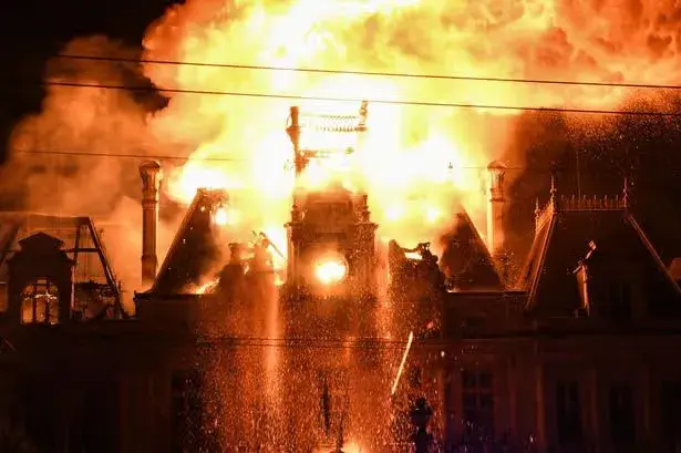 France protests over public services and cost of living turn violent; buildings set on fire