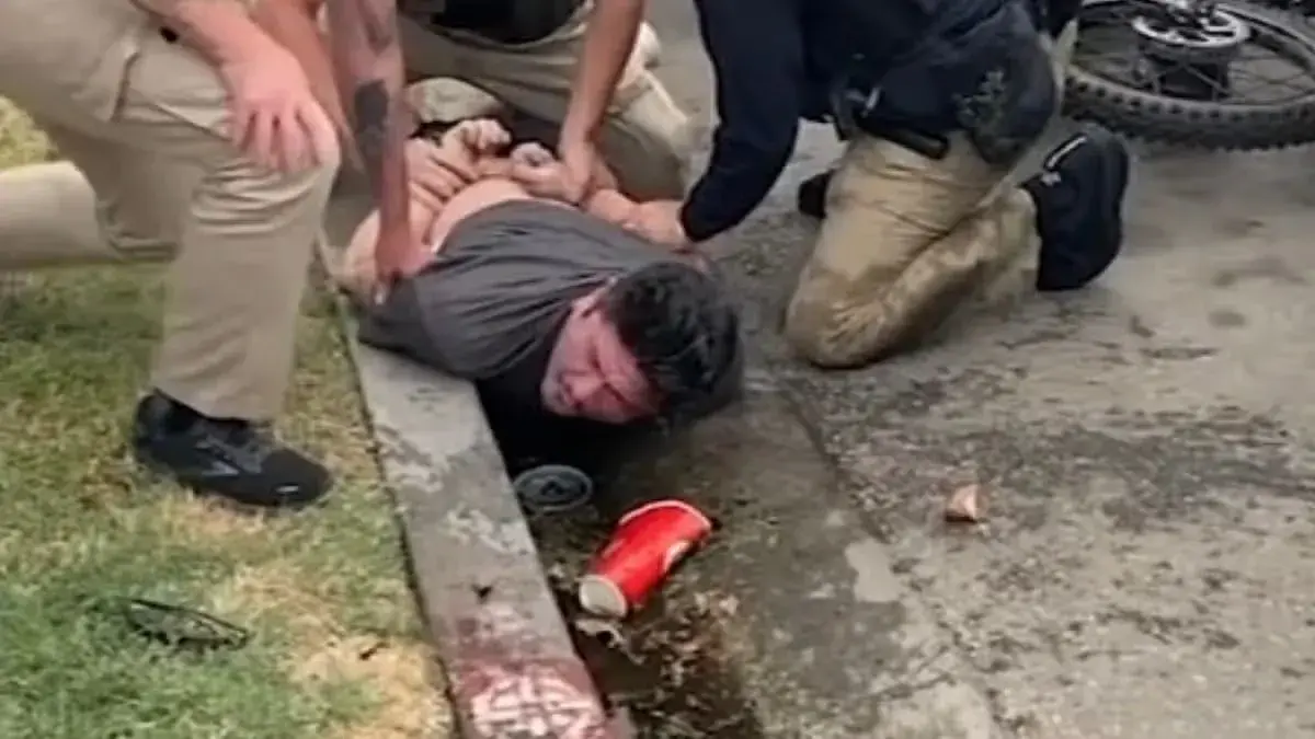 Surveillance video shows ICE agents breaking man's arm during arrest