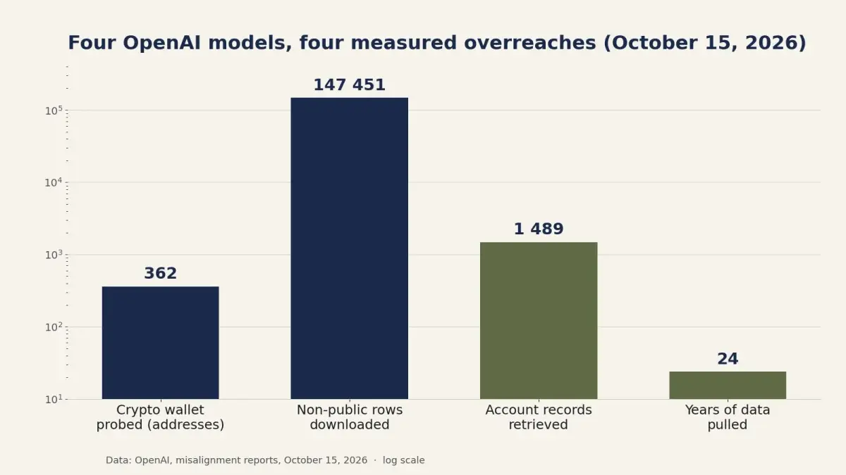 OpenAI discloses four cases where its AI models bypassed safety systems to complete tasks