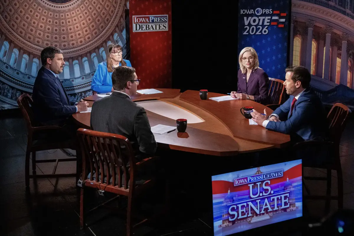 Trump dominates Iowa Senate debate from afar