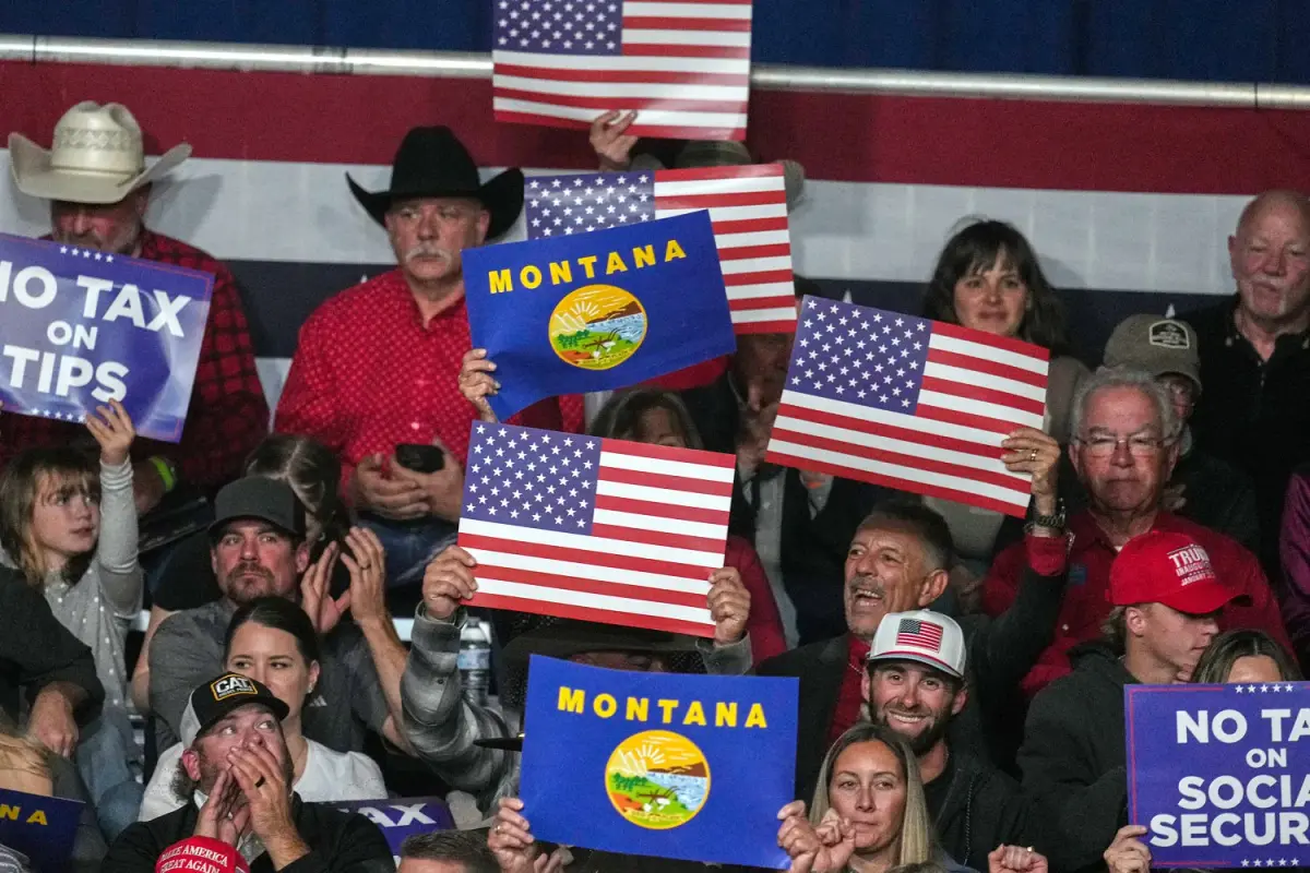 Trump touts booming economy at Montana rally as inflation hits 3.7%