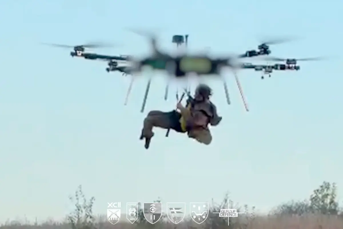 Ukraine claims world's first drone evacuation of wounded soldier from frontlines