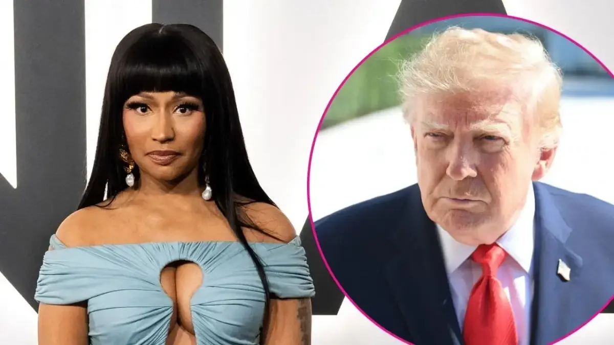 Nicki Minaj tells young fans to 'vote red' during interview with Lara Trump