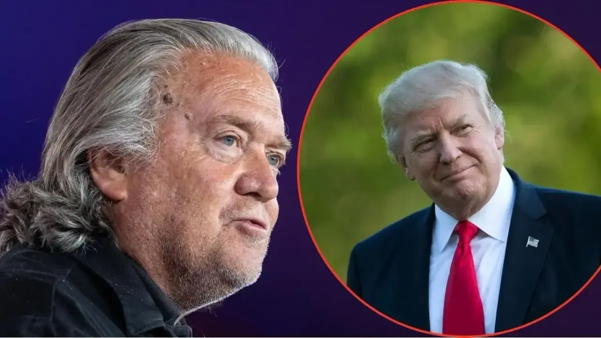 Steve Bannon defends Trump after broadcaster says America embarrassed by president