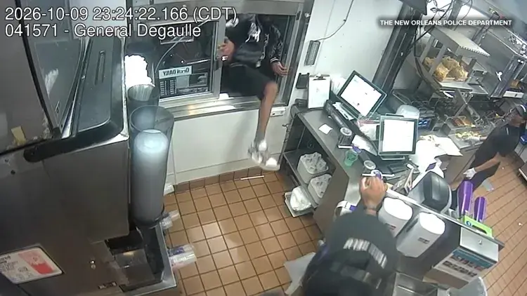 Armed man climbs through New Orleans Taco Bell drive-thru window after being denied service