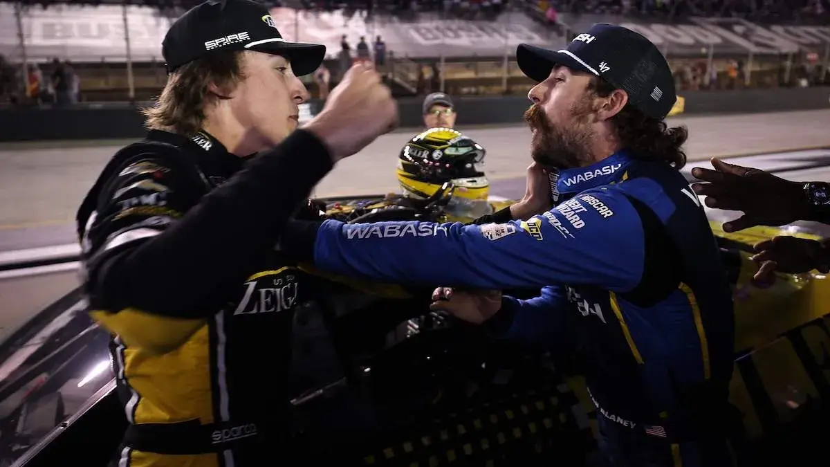 NASCAR explains why it didn't punish Hocevar, Blaney for Bristol brawl