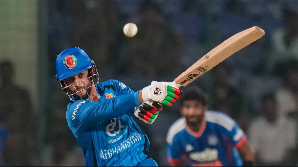 Afghanistan's Omarzai smashes T20I world record century after walking in at 5/4