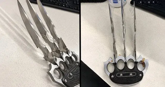 TSA finds Wolverine-style claw weapon with Freddy Krueger blades at Seattle airport