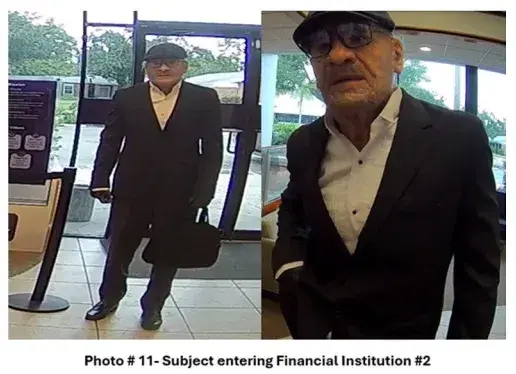 Serial bank robber wearing ‘old man’ mask nabbed by feds for same crime 10 years later