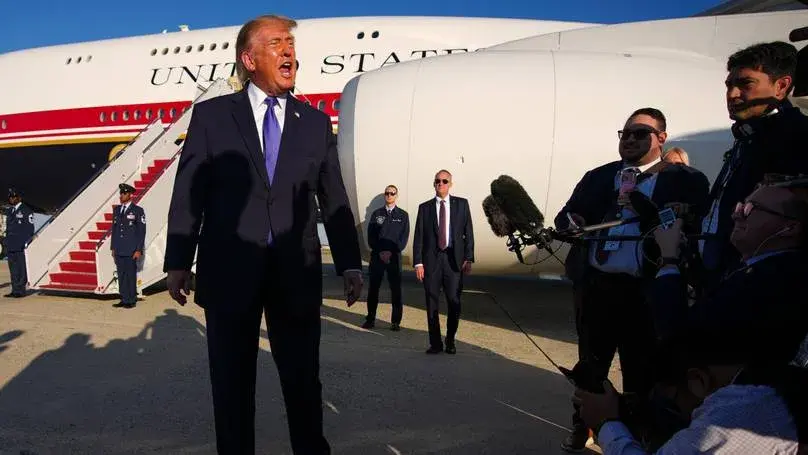 Trump lashes out at reporter after being asked about his health