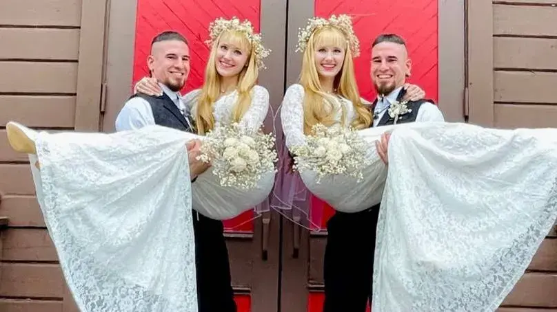 Identical twin sisters married identical twin brothers, kept it secret for 4 years