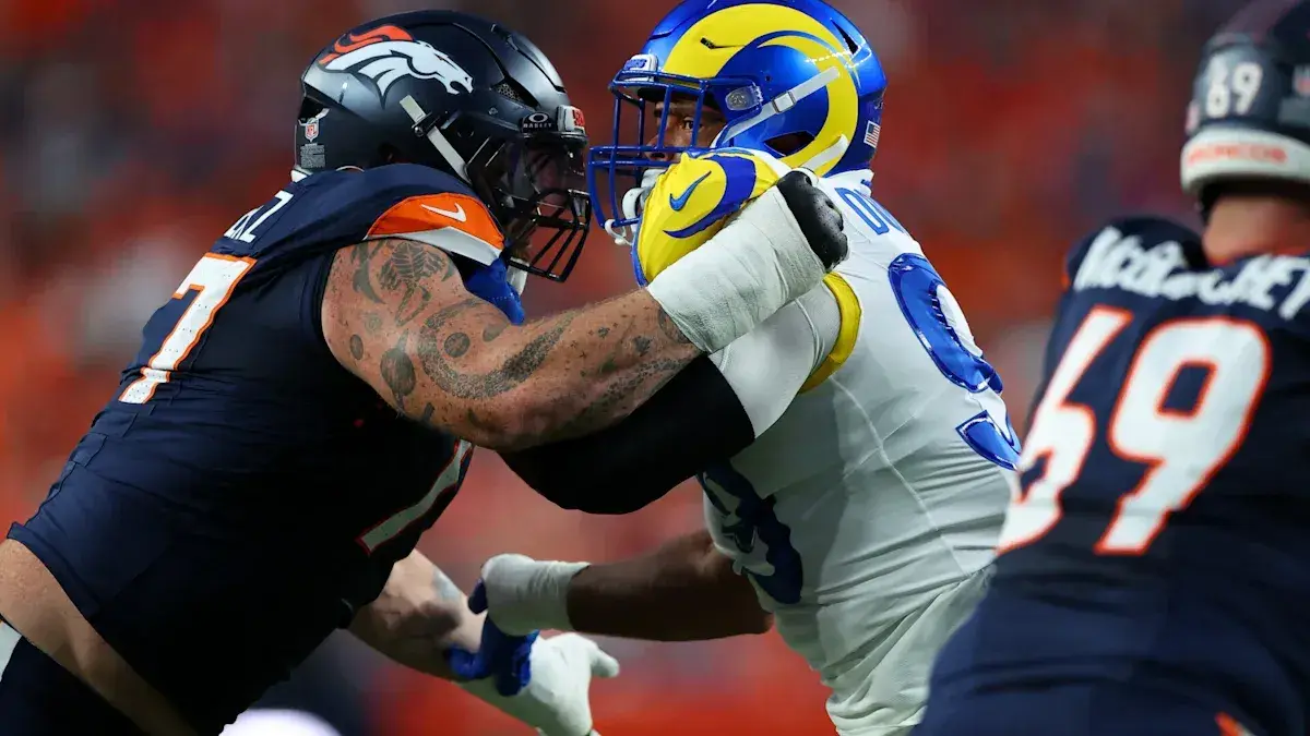 NFL fines Quinn Meinerz for posting notice of drug test after flattening Aaron Donald