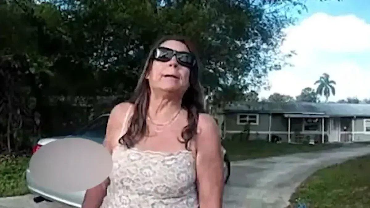 Florida woman arrested after punching school bus, throwing herself against it as it drove away