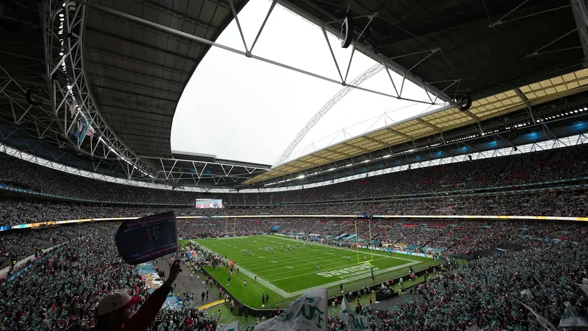 NFL ref carted off Jaguars-Texans game in London with non-contact injury