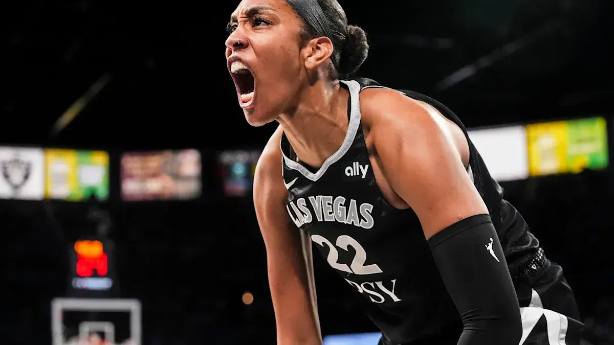 A'ja Wilson breaks Diana Taurasi's playoff record