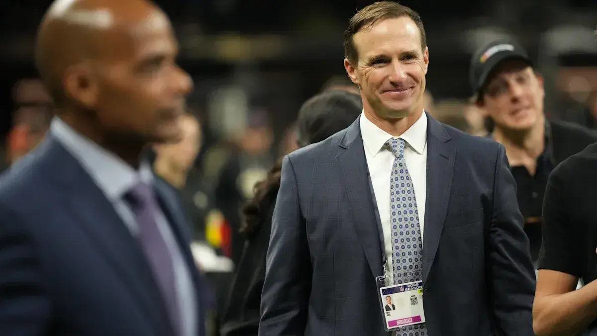 Vikings villain Drew Brees to call Saints game, receive halftime honor