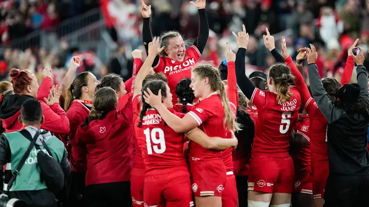 Canada ends England's 40-match unbeaten streak in women's rugby, 24-21