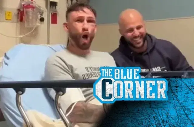 Fighter in ER celebrates UFC contract from Dana White after Contender Series fight
