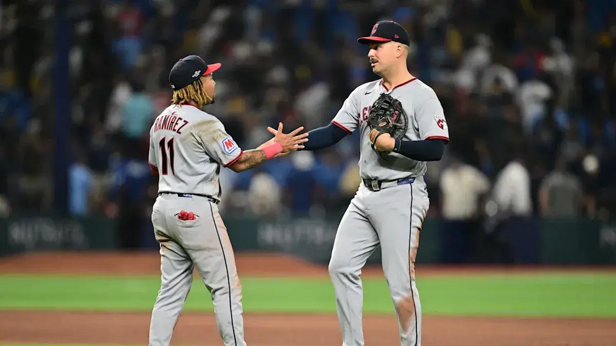 Chase DeLauter and José Ramírez lead Guardians past Rays 7-3 in Game 1 of ALCS