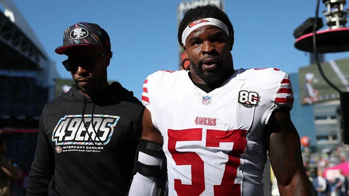 Dre Greenlaw facing possible suspension after Sunday ejection