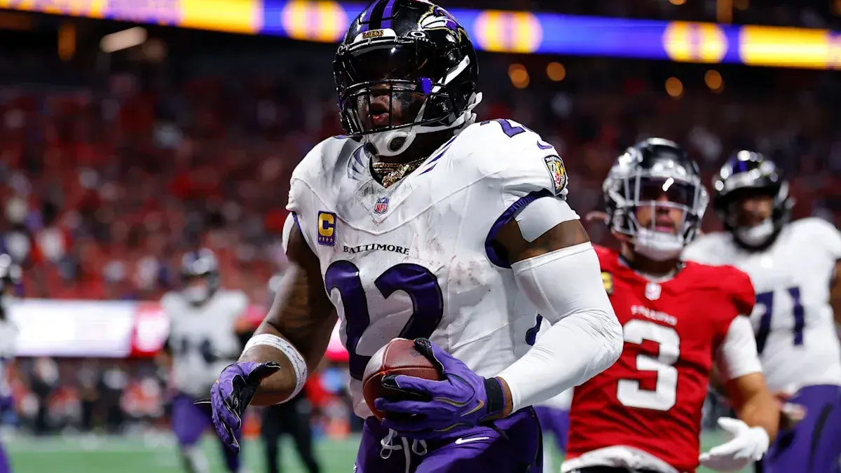 Derrick Henry calls out media for picking Ravens to lose to Falcons