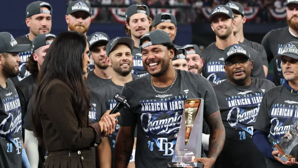 Rays' Freddy Peralta named ALCS MVP after two starts, including Game 6 clincher