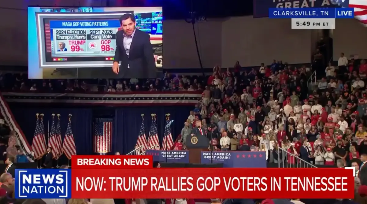Trump plays CNN clip at rally bragging he's more popular than Reagan or Lincoln