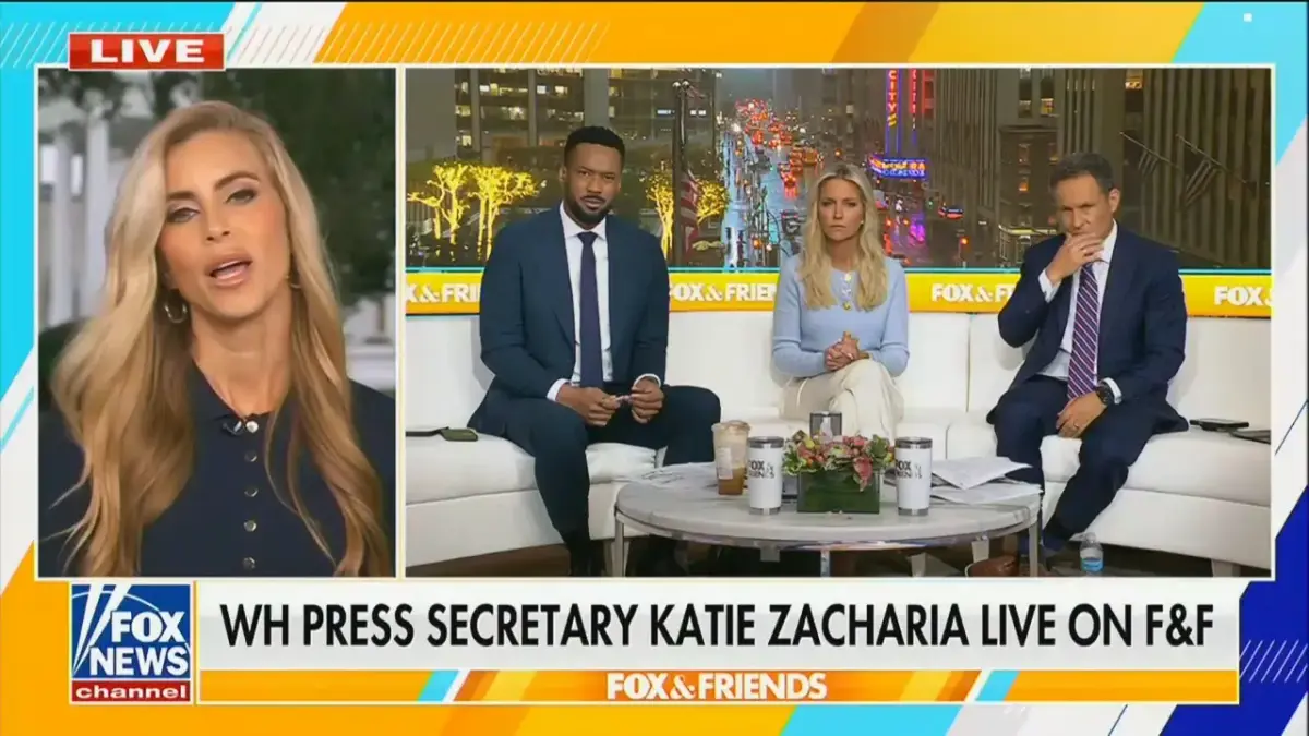 Fox Host Lawrence Jones Asks if Press Secretary Katie Zacharia 'Has Confidence' of Trump After Disastrous Briefing