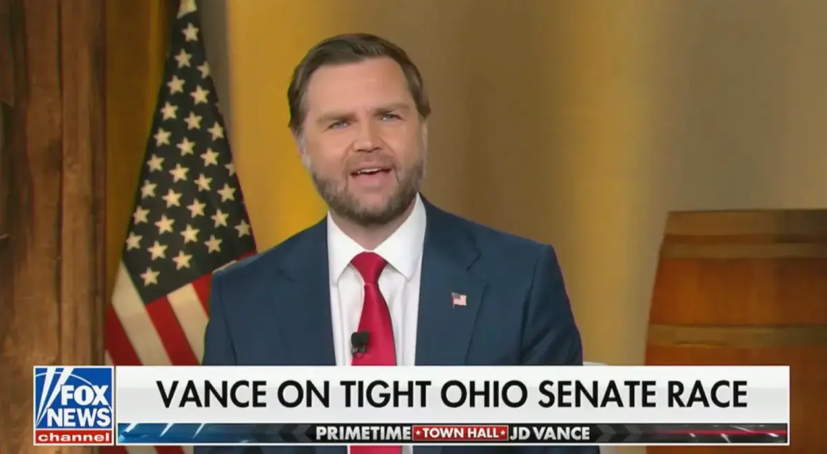 JD Vance jokes he's 'jealous' Trump hasn't complimented his backside like Jon Husted's