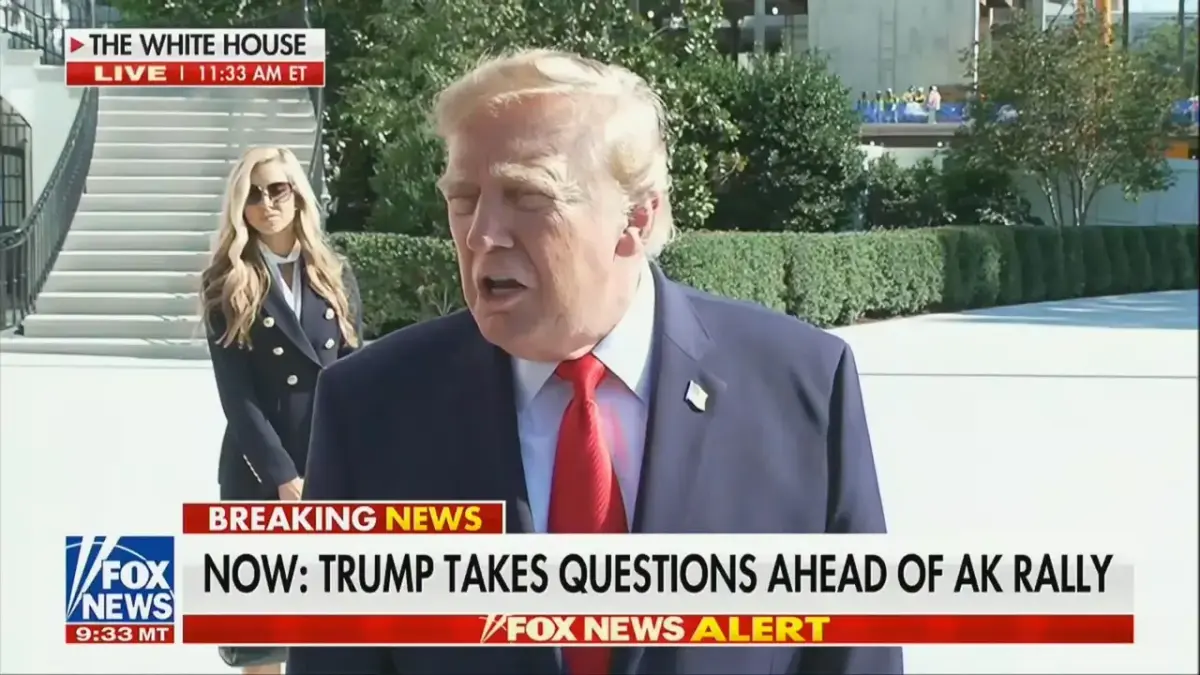 Trump defends new press secretary after widely-panned first briefing