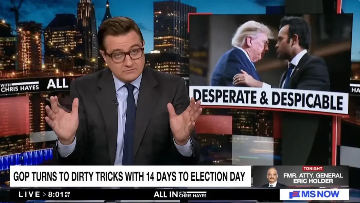 Vivek Ramaswamy’s Amy Acton Attack Ad Is ‘One of the Most Despicable Things’ Chris Hayes Has Seen in Politics